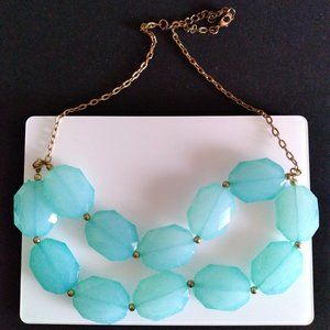 Vintage Mint Colored 2-Layer Necklace
